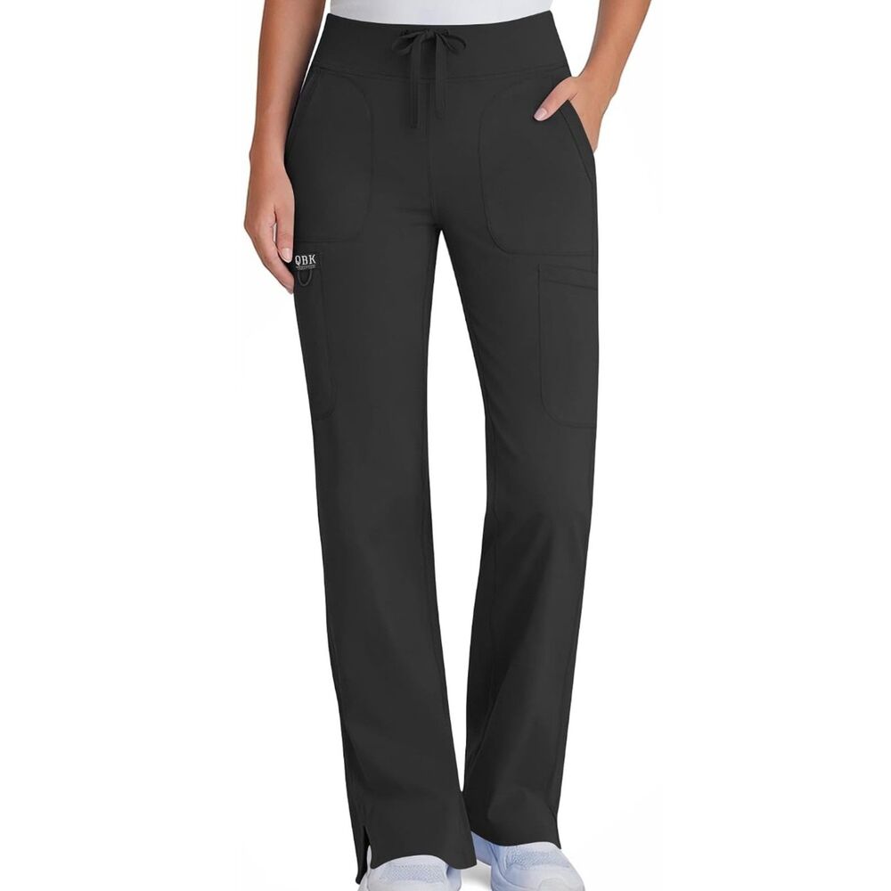 QBK High Rise Yoga Scrub Pants Women - -NWOT-